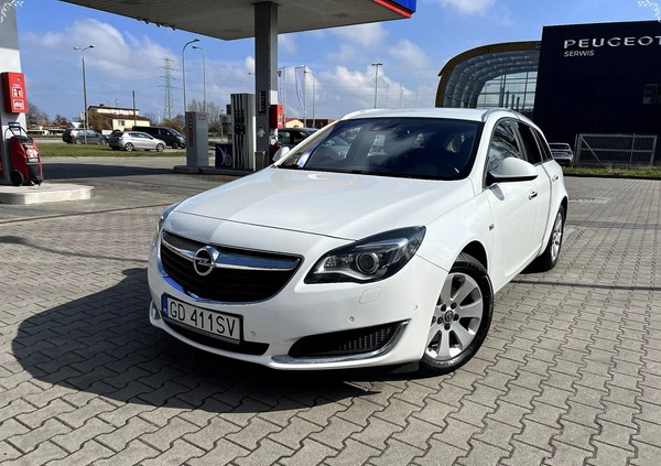 Opel Insignia cena 40000 przebieg: 206000, rok produkcji 2016 z Gdańsk małe 436